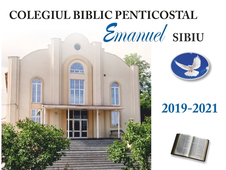 Înscrieri la Colegiul Biblic Penticostal Emanuel
